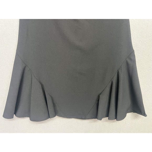 CeCe Bow Neck Short Sleeve A-Line Black Dress Women’s New $129 Size 6 - Picture 13 of 16